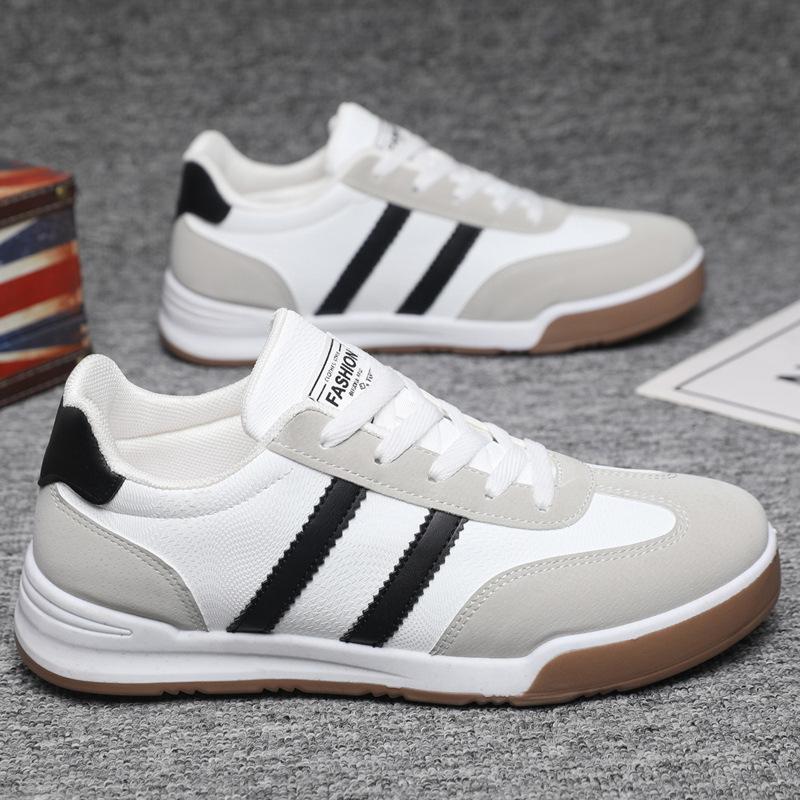 

Парная обувь весна новая мужская дышащая и легкая беговая повседневная спортивная обувь женская обувь модная мужская обувь для скейтборда 44 белый