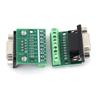 Stlxy DB9 Male Female Adapter Signals Terminal Module RS232 RS485 Serial To Terminal 9-Pin 9-Hole Connector