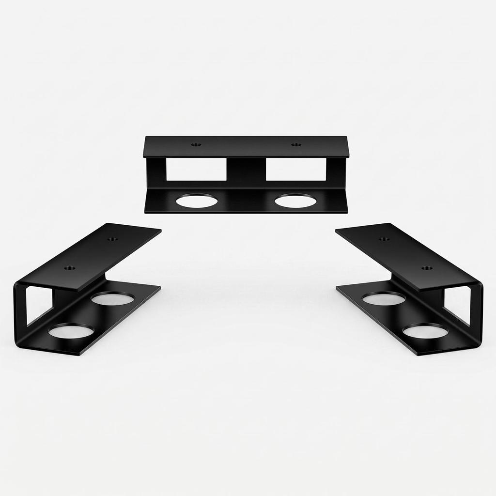 Under Desk Organizer Easy to Install Under-Desk Laptop Storage Bracket Sturdy