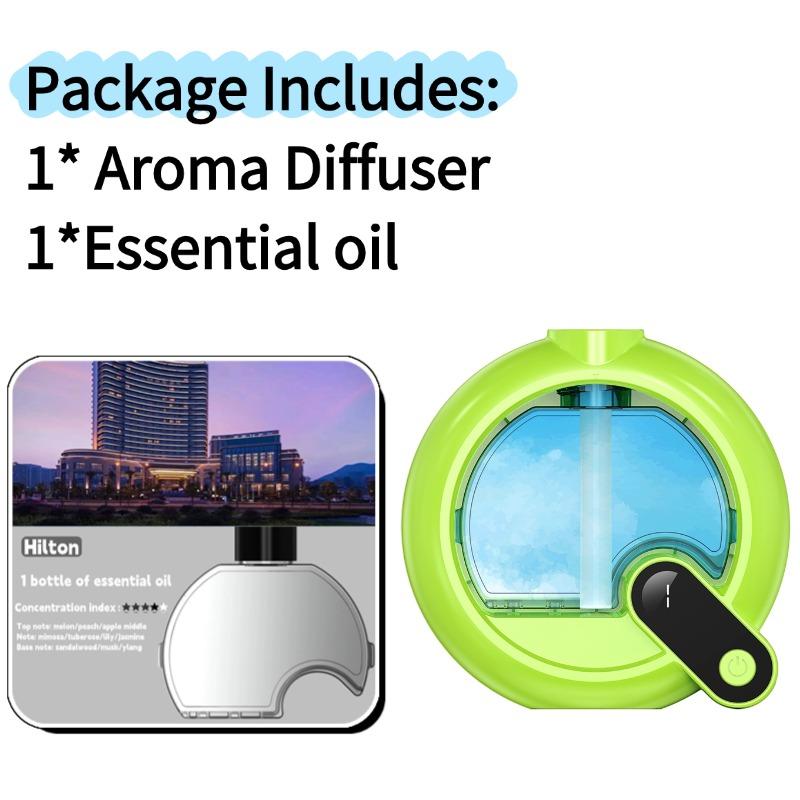 Désodorisant mural 50 ml 6 modes Affichage numérique Parfum automatique Purificateur d'air Machine d'aromathérapie rechargeable pour chambre à coucher Toilettes