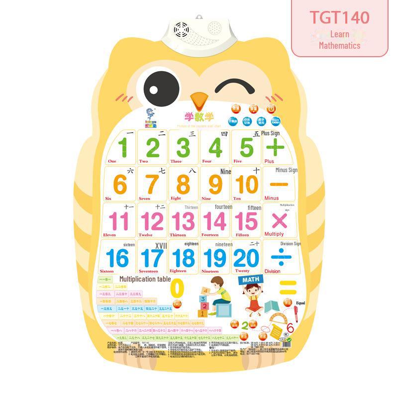 Interactive Baby Sound Wall Chart: Early Education, Cognitive Development, Pinyin Alphabet for Children.