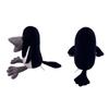 Magpie Crow Plush Stuffed Animal Toy Realistic Bird Doll Soft Cuddly Kids Gift 15 Inch