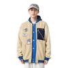 Li Ning Color Block Patch Pocket Detail Einreihige V-Ausschnitt Jacke Herren Jacken AFDSA73-1