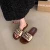 French Summer Women's High-End 2025 Soft Sole Beach Sandals