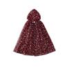 Christmas Children's Autumn and Winter Shawl Cloak Costume Girls Princess Shawl Outer