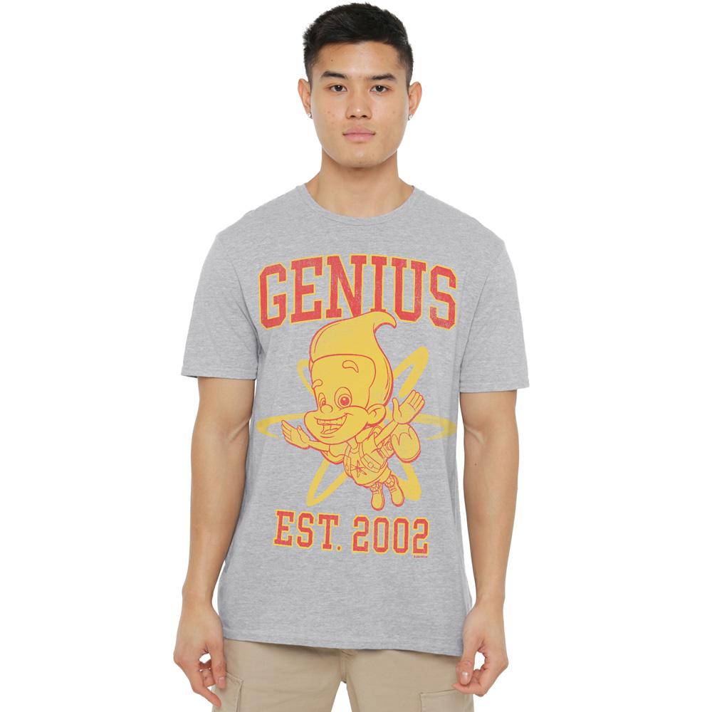 Jimmy Neutron Mens Genius Collegiate T-Shirt