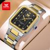 OPK 6043 Mens Watch Original Simple Fashion Quartz Wristwatch Waterproof Luminous Watches For Men Zircon Scale With Box Reloj
