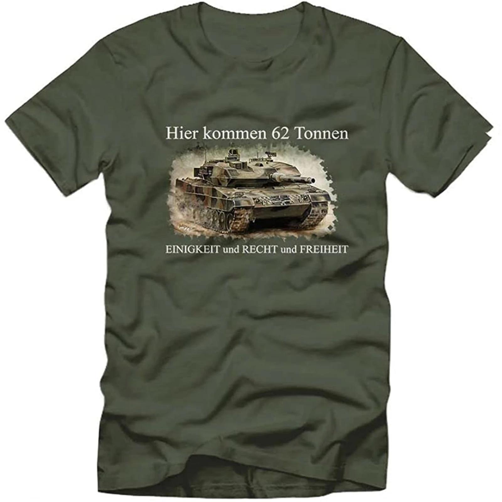 Bundeswehr German Army Leopard 2 Main Battle Tank TShirt 100 Cotton ONeck Summer Short Sleeve Casual Mens Tshirt Size S3XL S