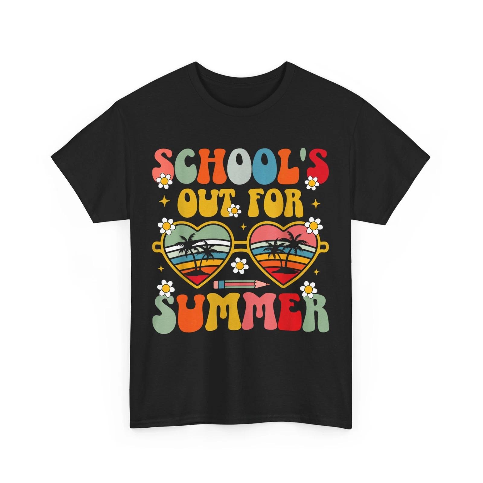 School s Out For Summer Teachers Last Day Of School Retro T shirt S