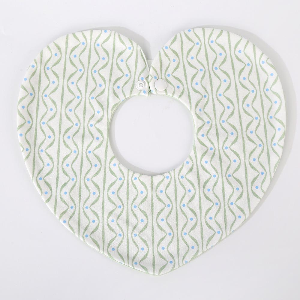 Korean Style Cotton Baby Bib - Double-Sided & Versatile for 0-2 Years