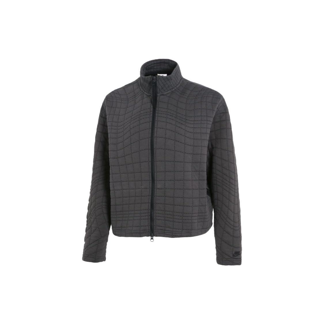 (WMNS) Nike SS22 Full-length zipper Cardigan Jacket Gray Women s DD4633-060 L