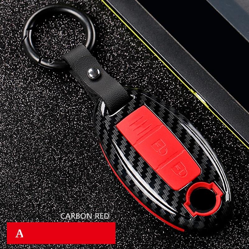 Interior Mouldings Carbon Fiber Shell Car Remote Key Fob Cover Case For infiniti FX35 FX37 FX50 G25 G35 G37 JX35 M35 M37 M45 Q70