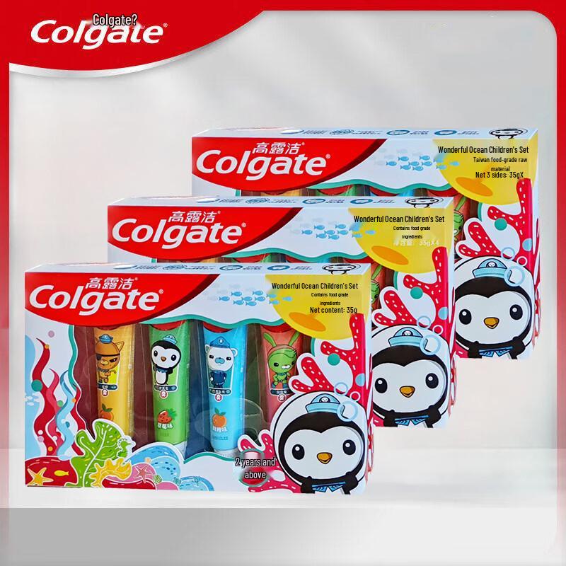

Colgate Kids Toothpaste 4-Flavor Gift Box (3 Sets)