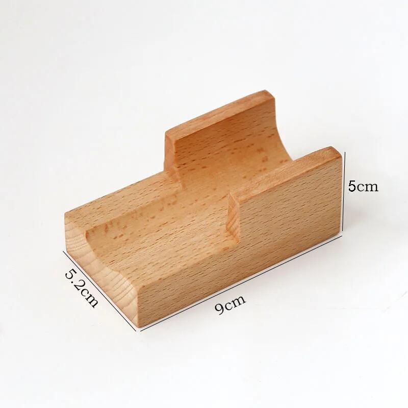 Creative Wooden Sushi Display Plate Rectangular Molecule Cuisine Display Rack Restaurant Food Specialty Display Tableware