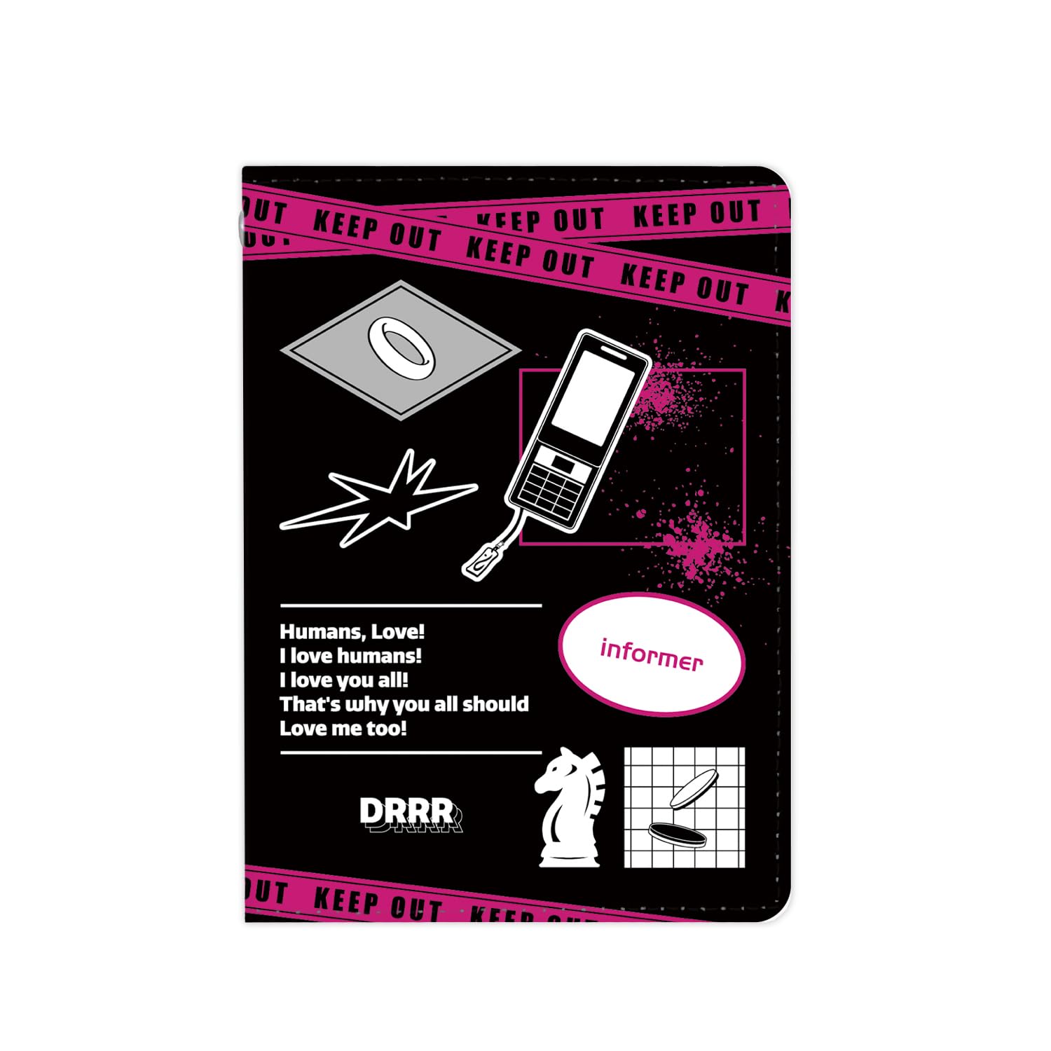 

ТВ Аниме x Изая Орихара с Мотивом Единства Пассхолдер Durarara! ! 2 4-карманный