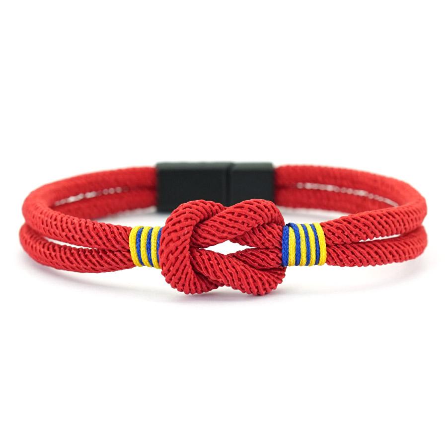 Infinity Love Knot Braided Bracelet For Men Grade A Skin Friendly Sweat Absorbing Material Wrist Accessories 6 Colors Available