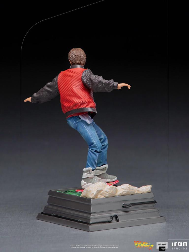 To the Future Part Studios Scale Marty McFly "Back 2" [Iron Statue] "Art Scale" 1/10 (Hoverboard)