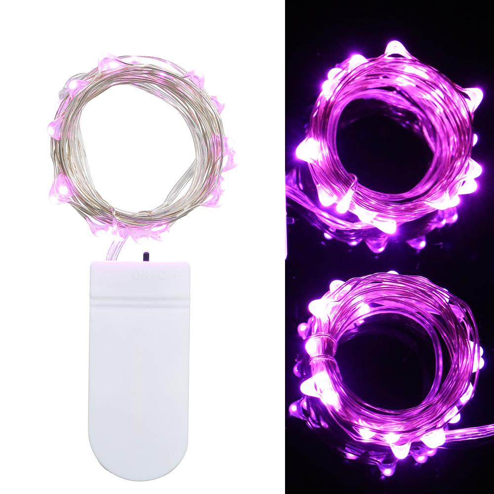 3M/9.8FT 30 LED Fairy Starry Copper Wire String Battery Operated Powered IP65 Water Resistance Extra Flexible Bendable Light Strip for Holiday Christ