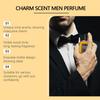 Men's Whiskey Scented Perfume 50ml Long-lasting light woody fragrance Exquisite bottle design radiates charm