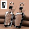 Zinc Alloy Leather Car Key Case For Toyota Auris Corolla Avensis Verso Yaris Aygo Scion Tc Im Camry Rav4 Forturner Hilux Key Fob