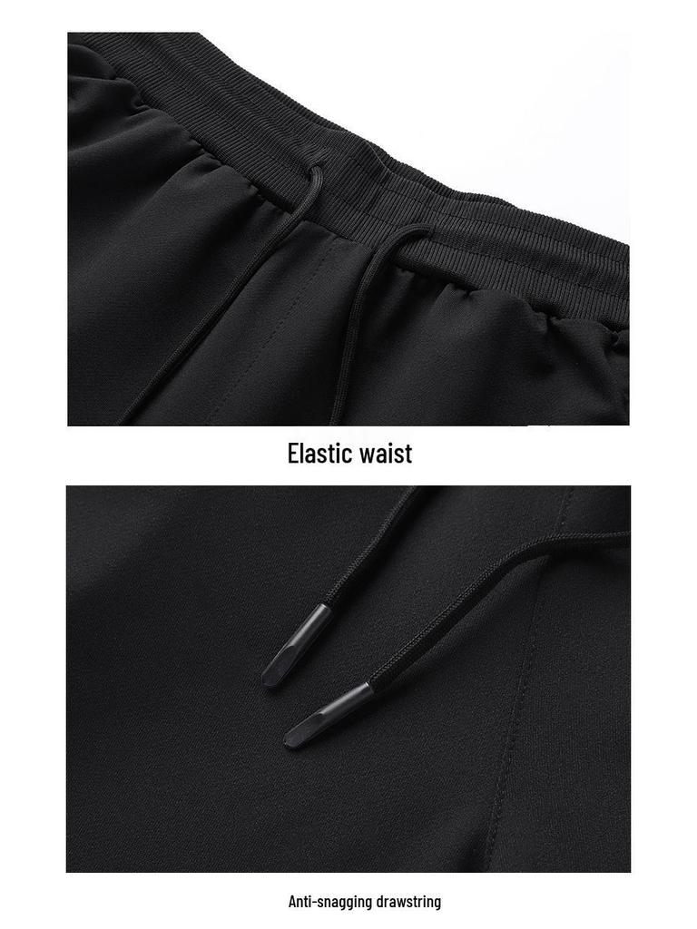 Men's Slim Fit Casual Set: Korean Style Teen Solid Color Sportswear for Spring & Autumn