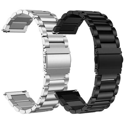 Watch Band For Samsung Galaxy Watch 46mm/Huawei Watch GT2/Amazfit GTR 47mm Sports Steel Bracelet Wristband For 22mm 20mm Band