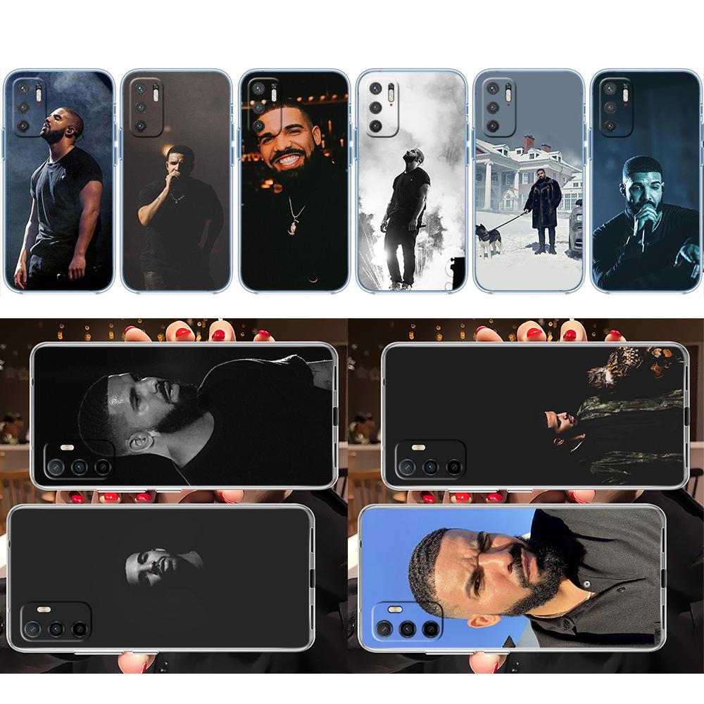 Drake Transparent Phone Case for Samsung Galaxy A04 A04S A14 A23 A34 A54 M23 M33 M52 M53