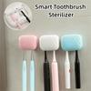 2 Brush Slots Smart Toothbrush Sterilizer Self-Draining UV Toothbrush Sterilizer Rack  Travel