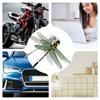 Car Dragonfly Decal 5 Pieces Waterproof Realistic Adhesive Dragonfly Sticker Wall Laptop Truck Animal Decal For Bumper Door