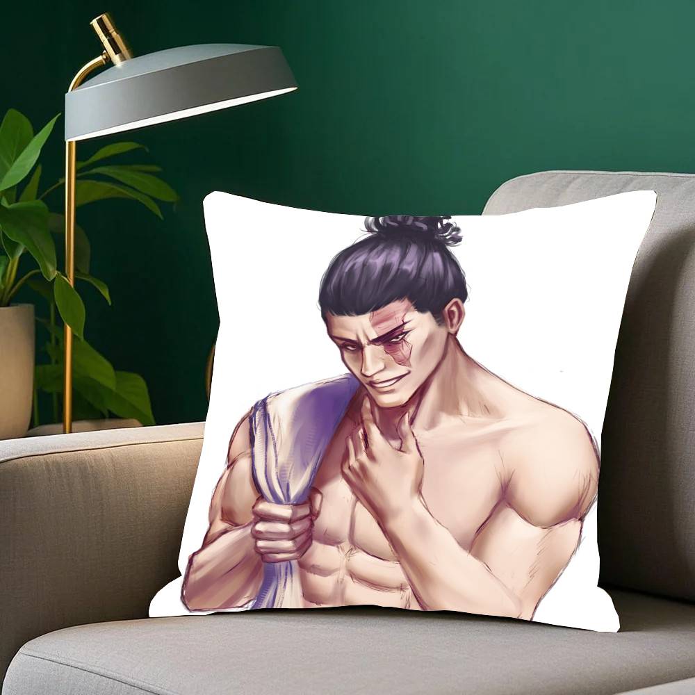 Aoi Todo Anime Jujutsu Kaisen Pillow Case Home Decor Throw For Sofa Bed Car Room Decor Gift Idea