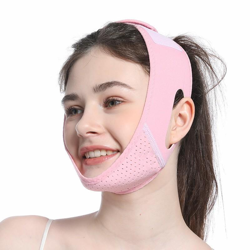 Breathable V-Face Lifting Bandage: Slimming Double Chin Tightening Sleep Mask