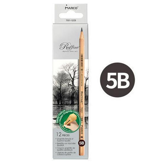 Genuine Marco Sketching Pencils - Soft to Hard (HB, 2B, 4B, 6B, 8B, 9B) - Durable Stationery.