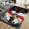Heroic Warrior with Dragon Suitable As a Non-slip Mat for the Living Room or Bedroom Sofa
