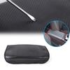 Black Leather Center Console Armrest Panel Trim Cover For Hyundai Tucson 21-22