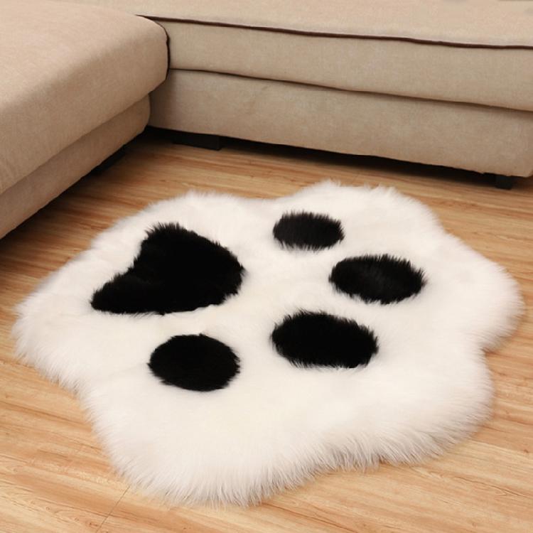 Plush Round Carpet Sheepskin Pink Living Room Home Decor Bedroom Floor Cushion