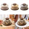 Cake Stand with Dome Lid Display Stand Container Multifunctional Decorative Decorating Wood Cake Plate for Baking Gifts Party