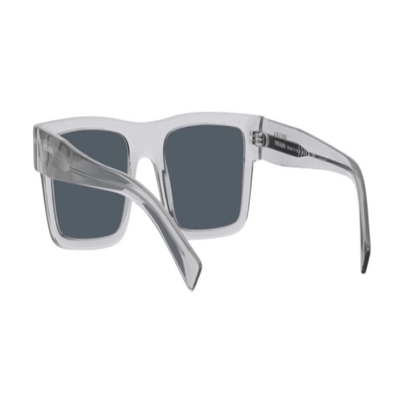 Prada Lens Letter Decoration Injection Molding Rectangular Sunglasses Men's Gray