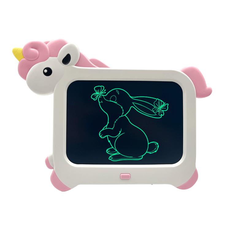 

Мультяшный Единорог 8,5-дюймовый ЖК-планшет для письма, цветной экран, планшет для рисования, доска для рисования, игрушка для детей, подарок