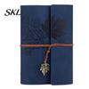 Faux Leather Journal Vintage Journal, Refillable Notebook for Travel Office Daily Writing, A5 Writing with Straps Size Lined Blank Dairy Planner, Gift