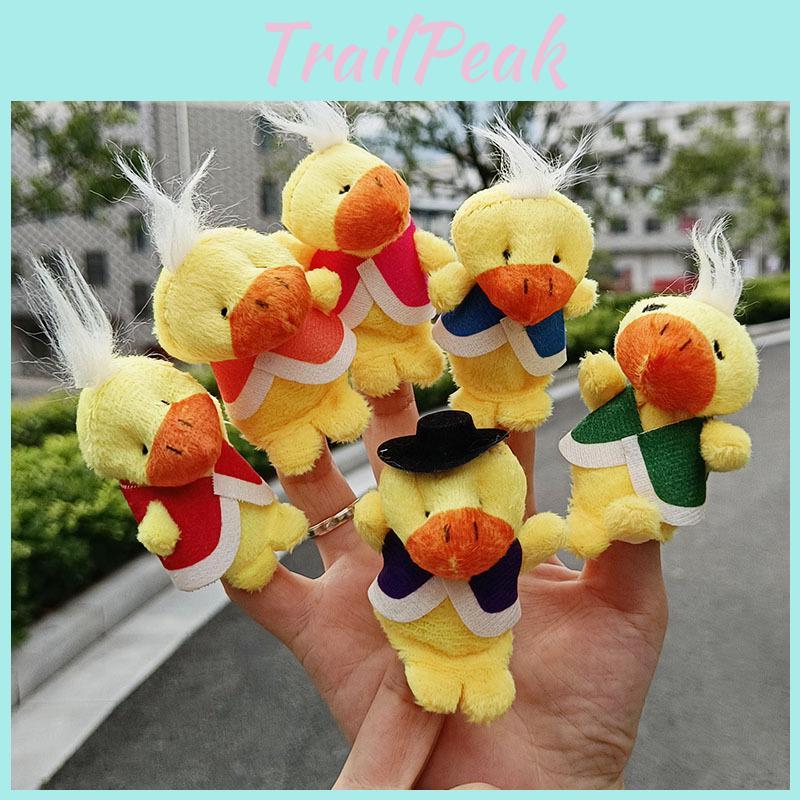 Duck Plush Finger Puppet Set With Pp Cotton Filling For Toddler Early Education Special Characters Included