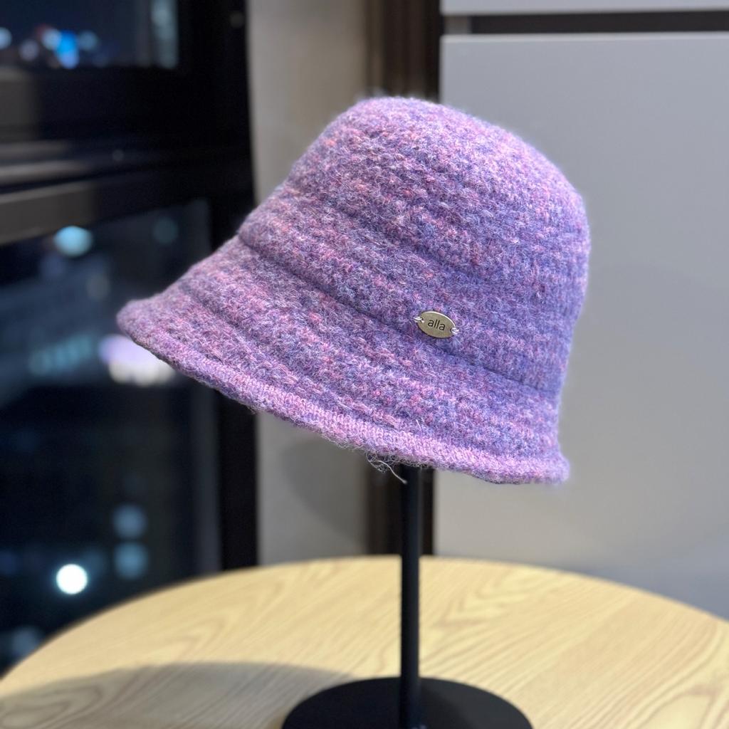 Korean Style Irregular Knitted Fisherman Hat for Women New Autumn and Winter Large Head Circumference Plush Warm Hat Basin Hat Trendy