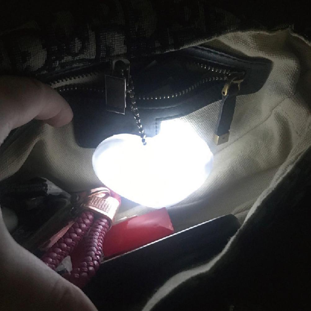 Heart Shaped LED Handbag Light  Light Decoration Light Intelligently Smart Touch Turn On with Keychain