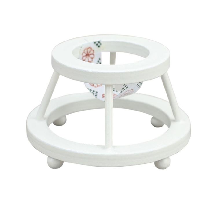 Doll House Furniture Baby Walker 1/12 Wood Walking Chair Doll House Scaled Furniture Realistic Doll House Room Decoration