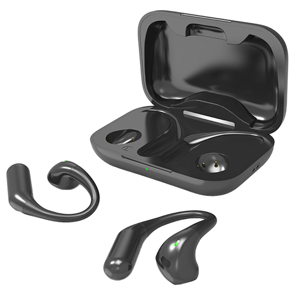 

Переводчик языков Наушники-вкладыши Bluetooth-совместимые 5.3 Voice Translator (черный) Q