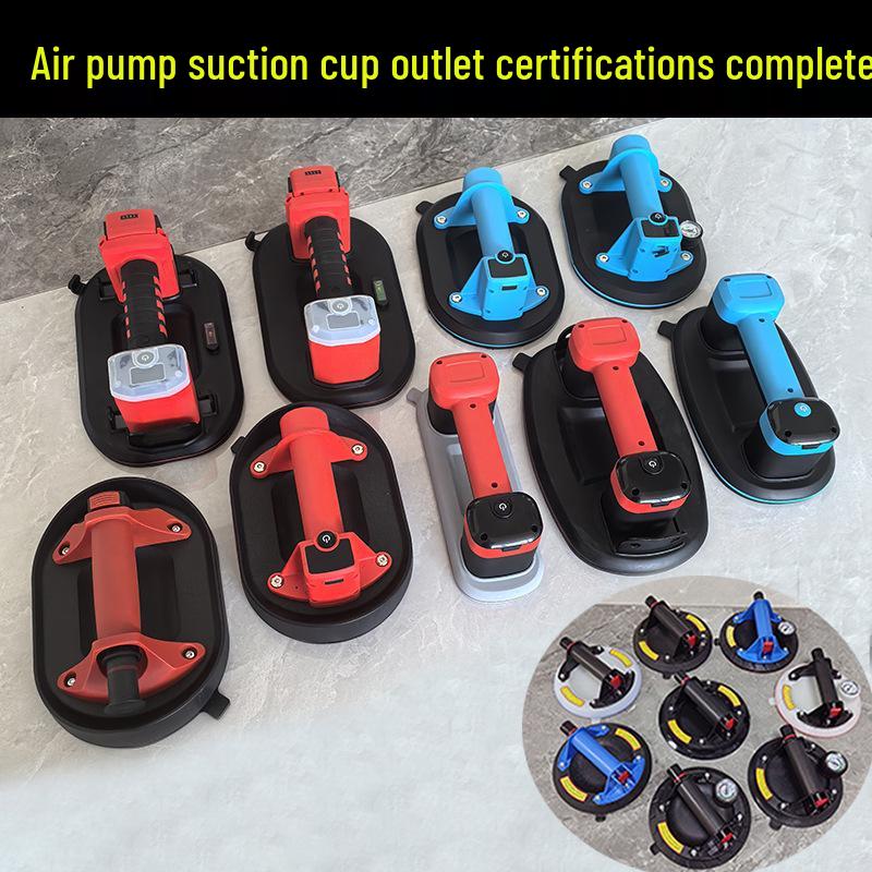 8-Inch Automatic Electric Vacuum Suction Cup for Heavy-Duty Glass and Tile Lifting