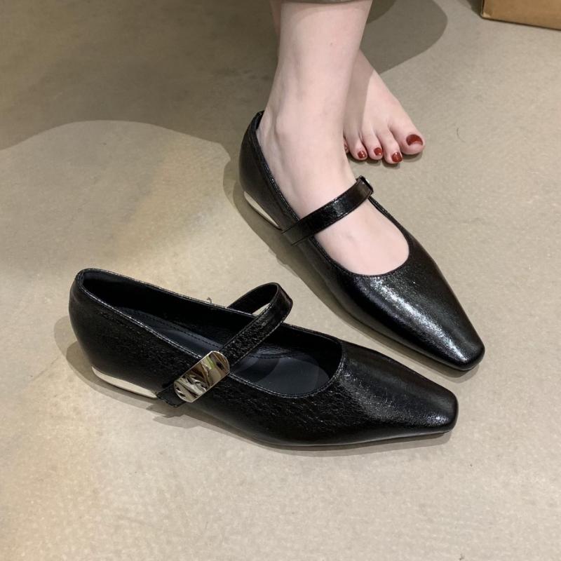 

Элегантные женские балетки Роскошные Новые Туфли Сандалии Дизайнерские 2025 Летняя Вечеринка Туфли-лодочки Бренд Женские Zapatillas Mujer 40 чёрный