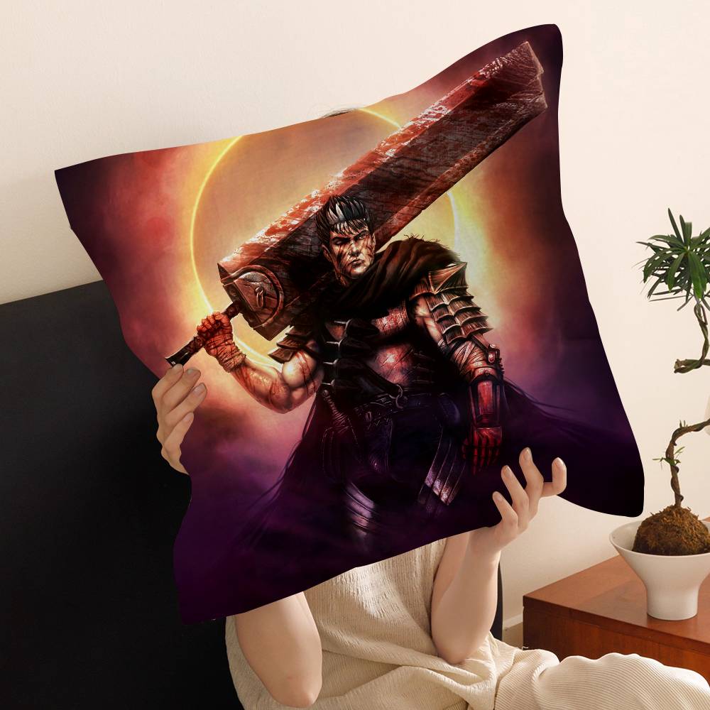 Guts Sword in Berserk pillow cover sofa cushion cover home room decoration children gift
