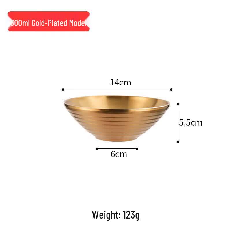 Qiwei 304 Stainless Steel Noodle Soup Bowl