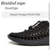 Lässige Sandalen für Herren, Sommermode, atmungsaktive Sandalen, Wasser-Strand-Schuhe, modischer Aqua-Schuh, Übergröße, 38