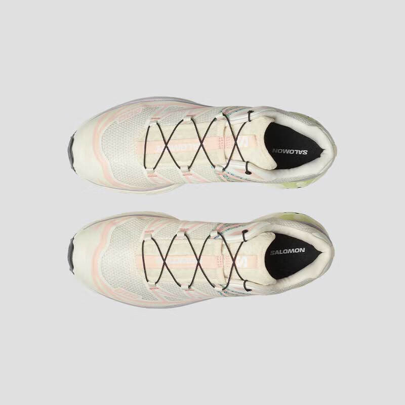 Salomon XT-6 Synthetic Leather Comfortable Non-Slip Wear-Resistant Breathable Low-Top Hiking Shoes Men Hiking Shoes White 474670